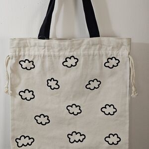 Mr. DIY Cloud Pattern Canvas Tote Bag